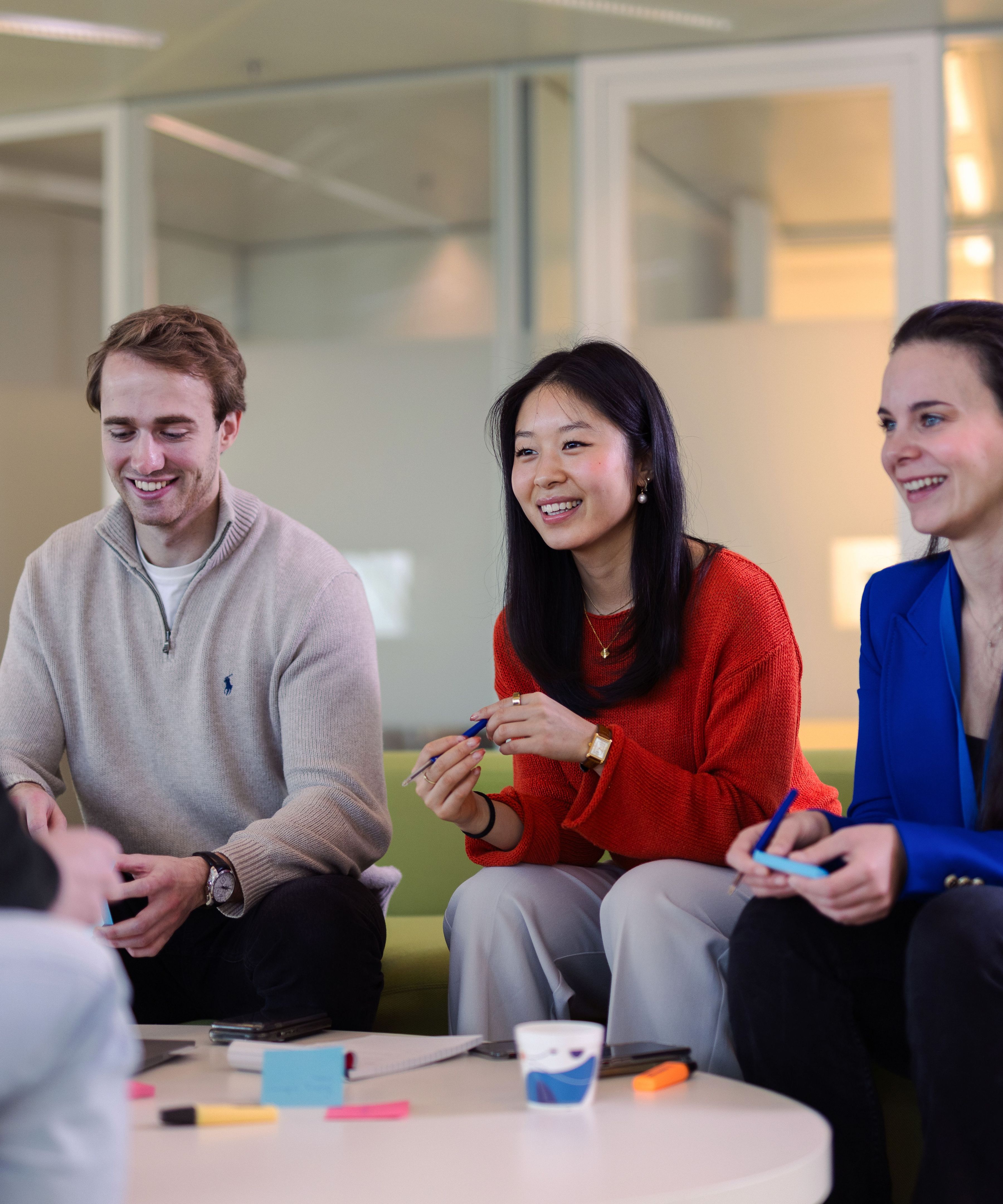 Trainees talking about the Rabobank Traineeship