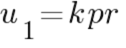u1=kpr