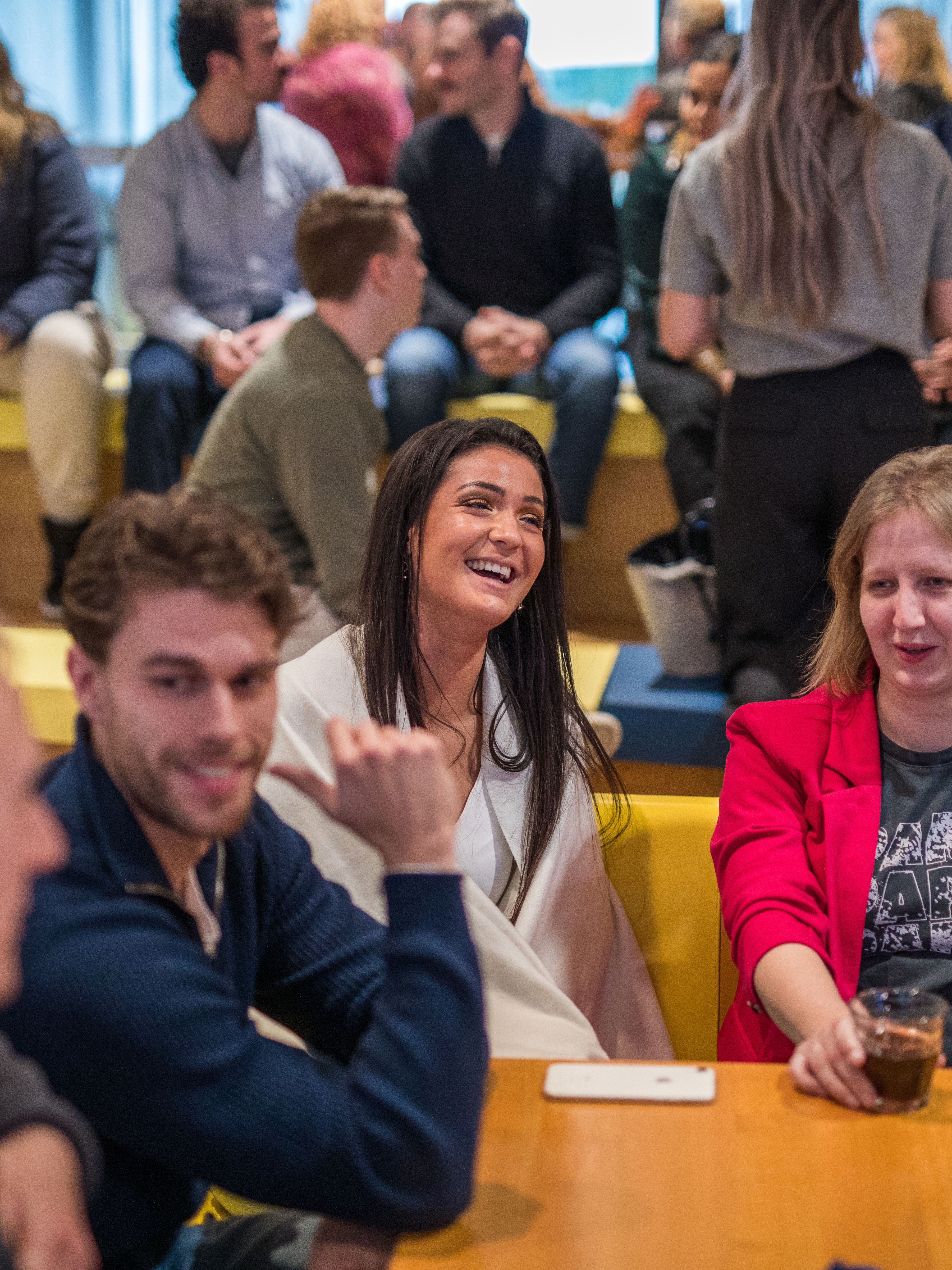 Happy colleagues