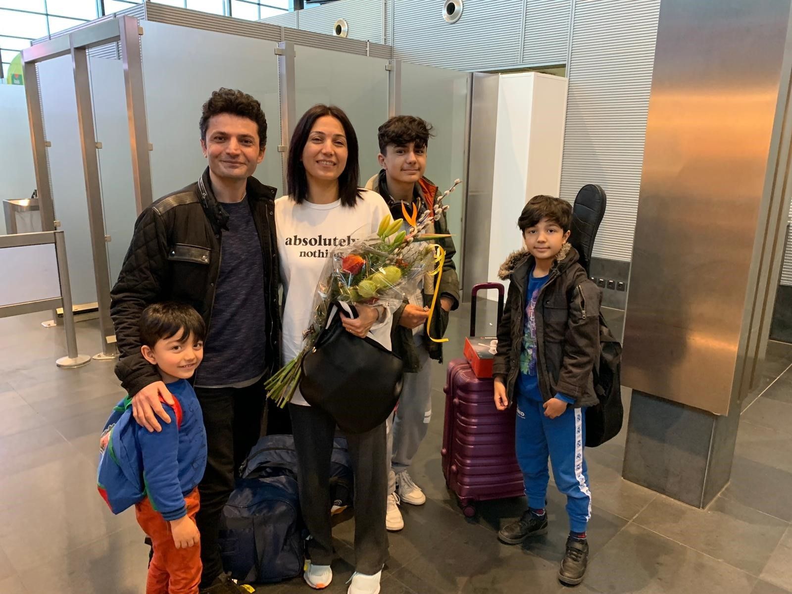 Serdar met zijn familie