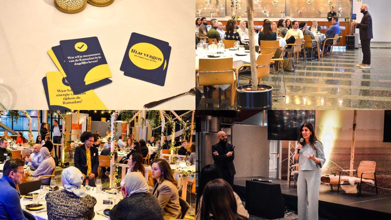 Compilatie kleurrijk diner