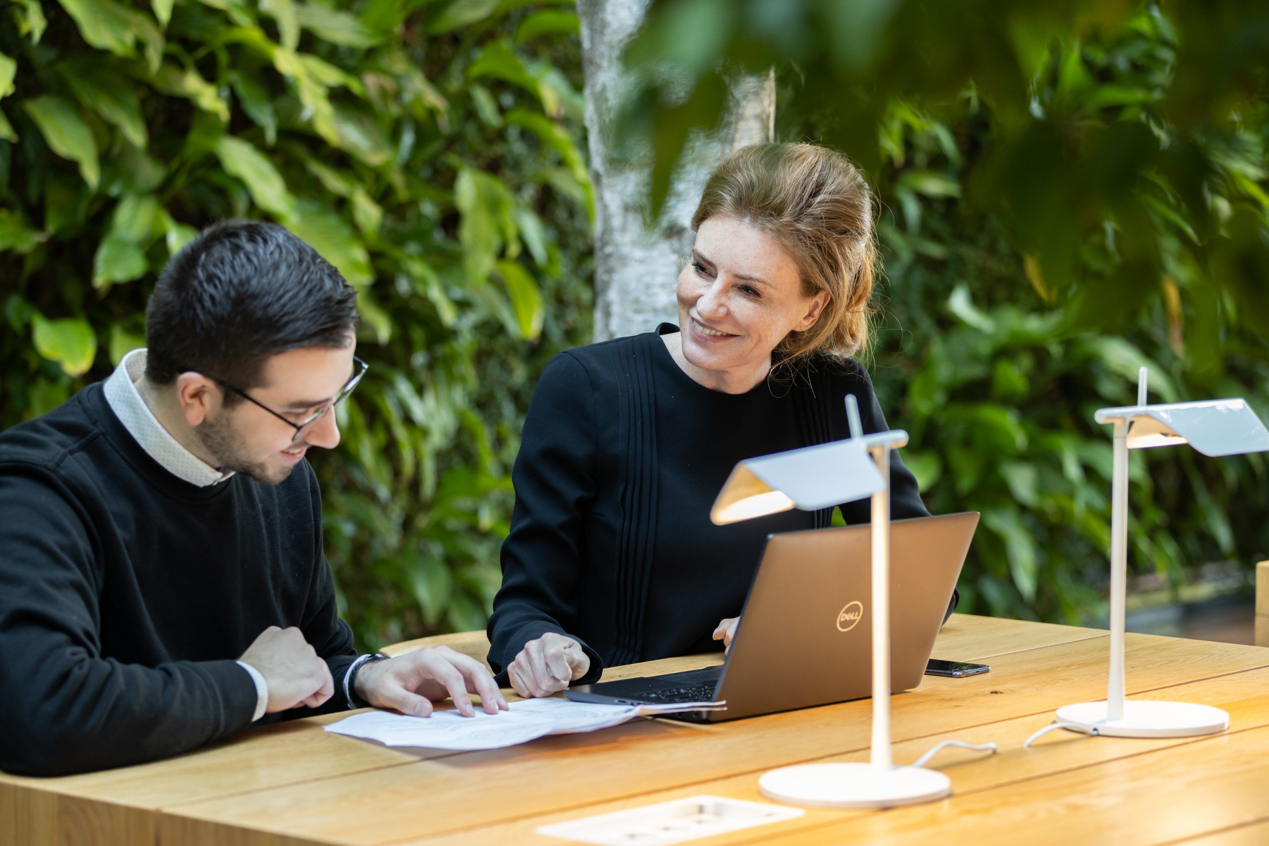 2 riskcollega's aan het werk