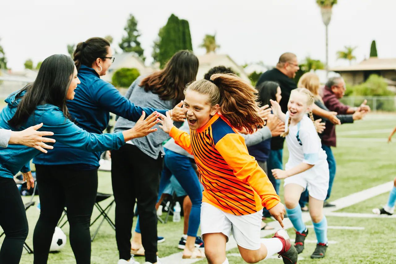 kinderen kunnen lekker sporten
