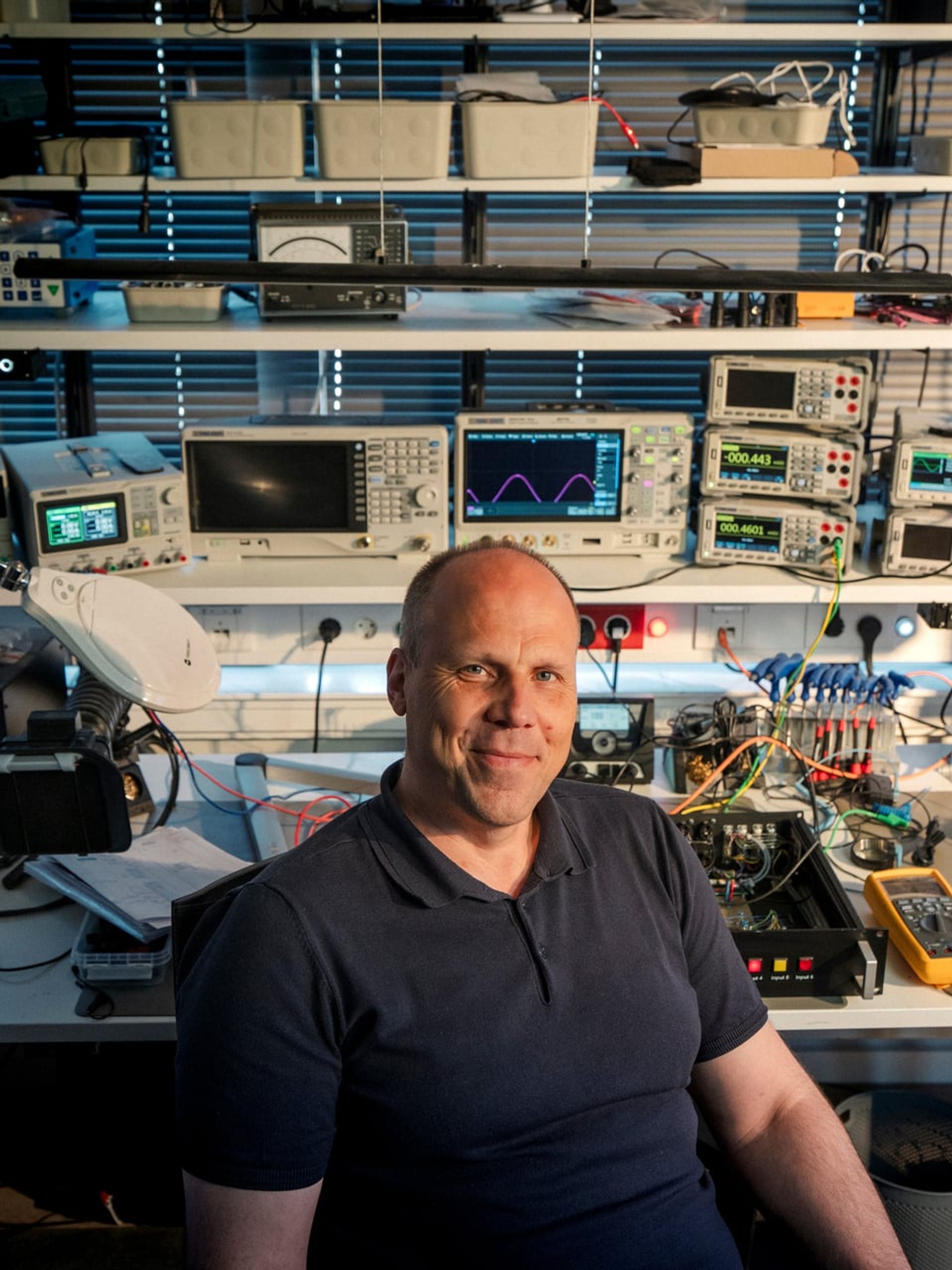 Sybren te Hartog in zijn Homelab