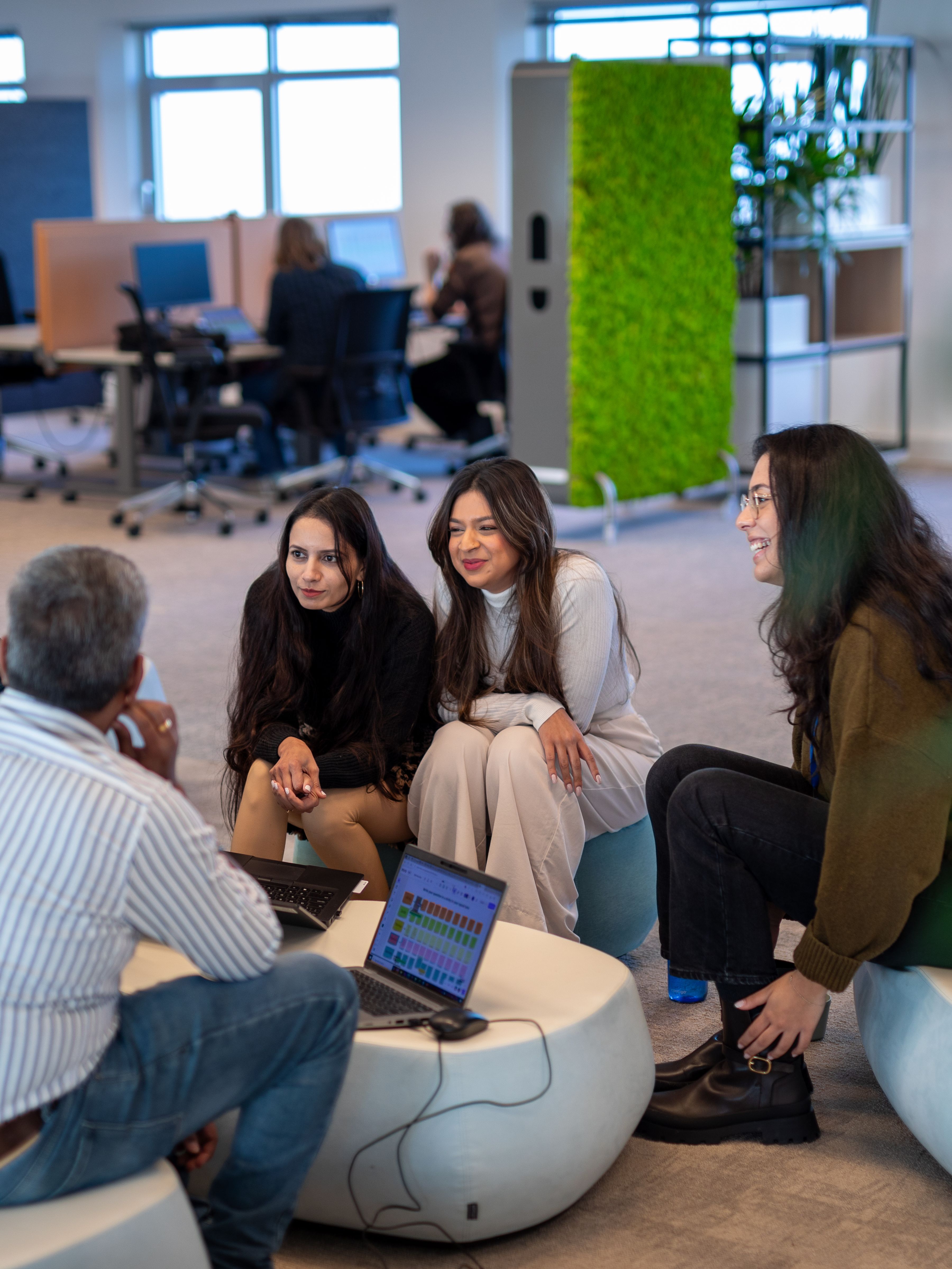 Group of colleagues sitting together
