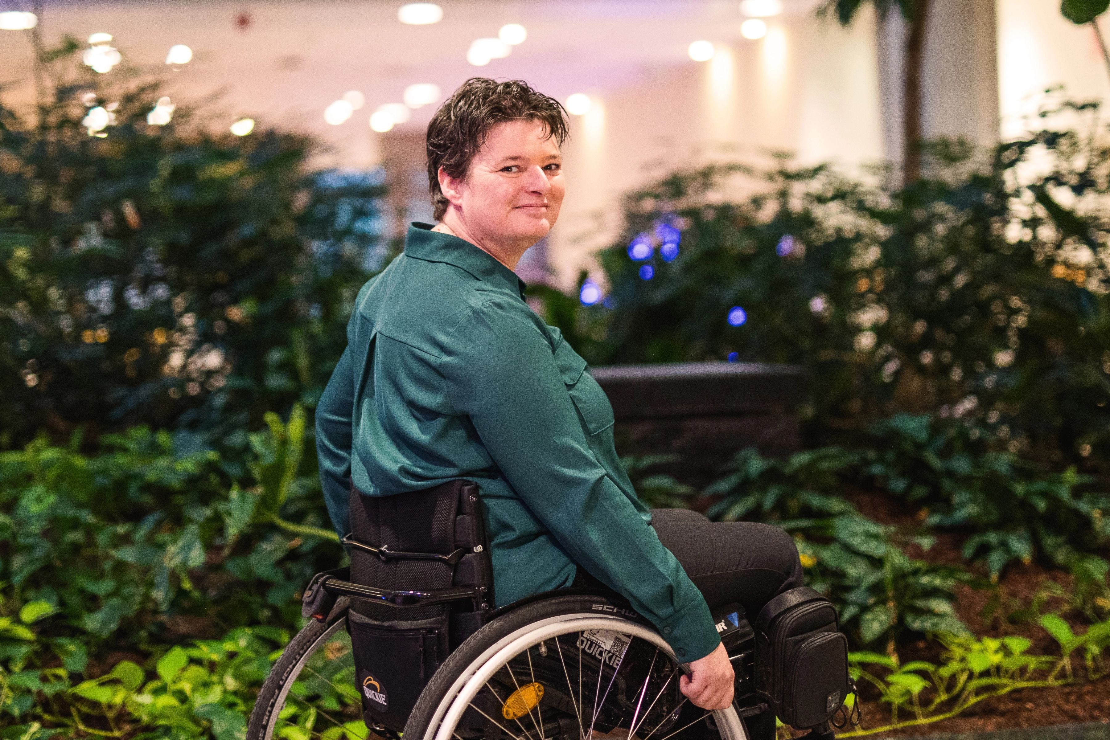 edwin in front of the stairs