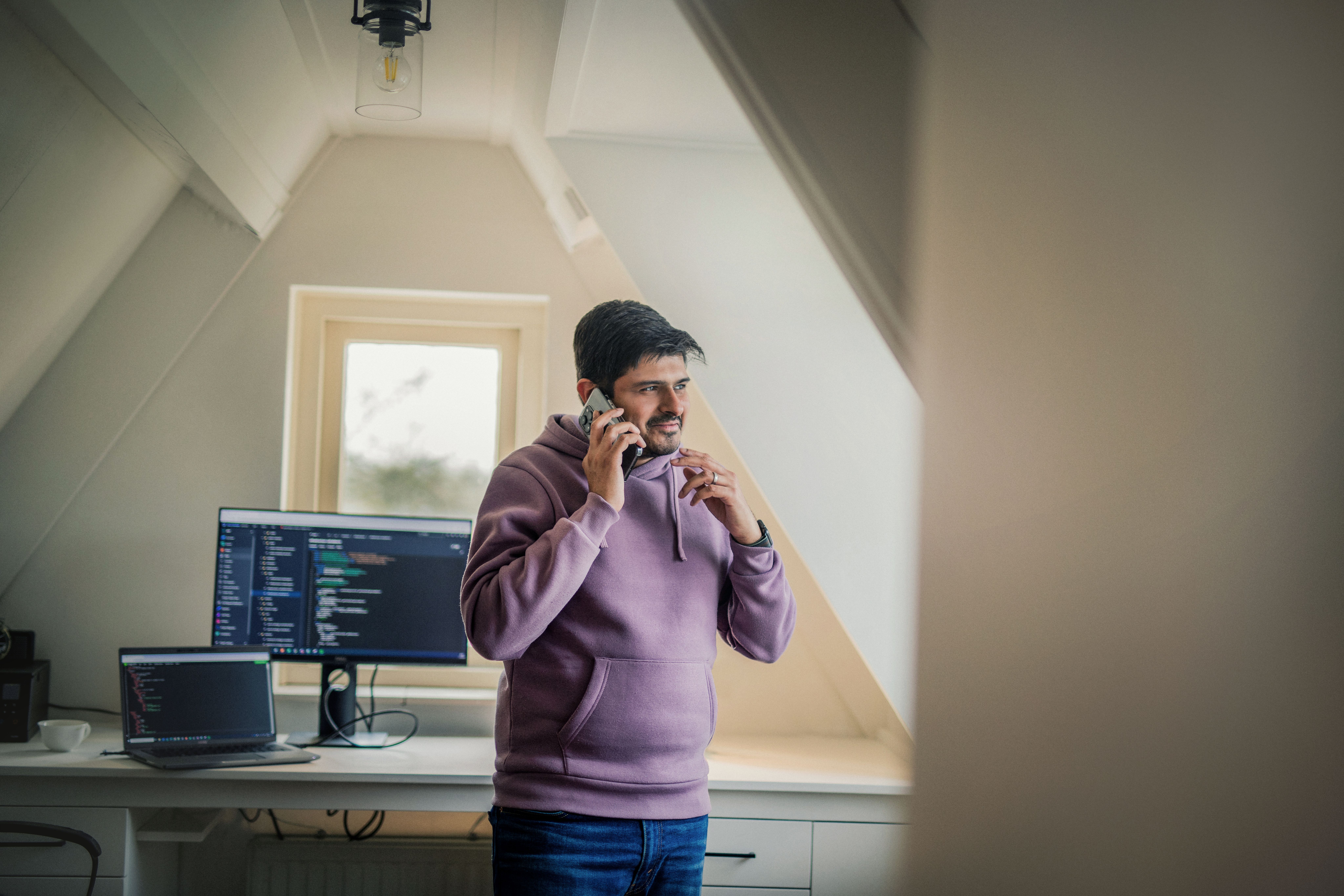 Ankit at work