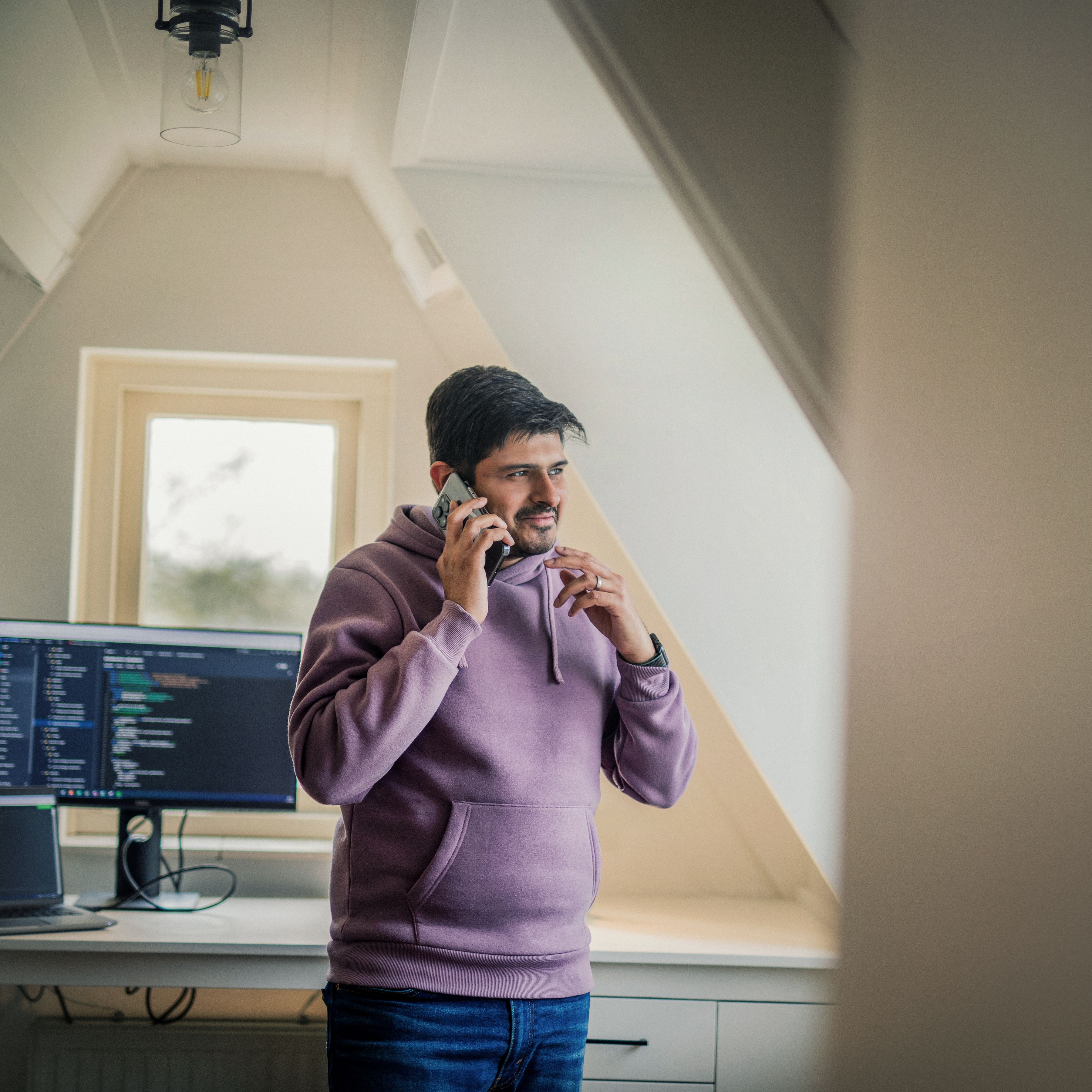 Ankit at work
