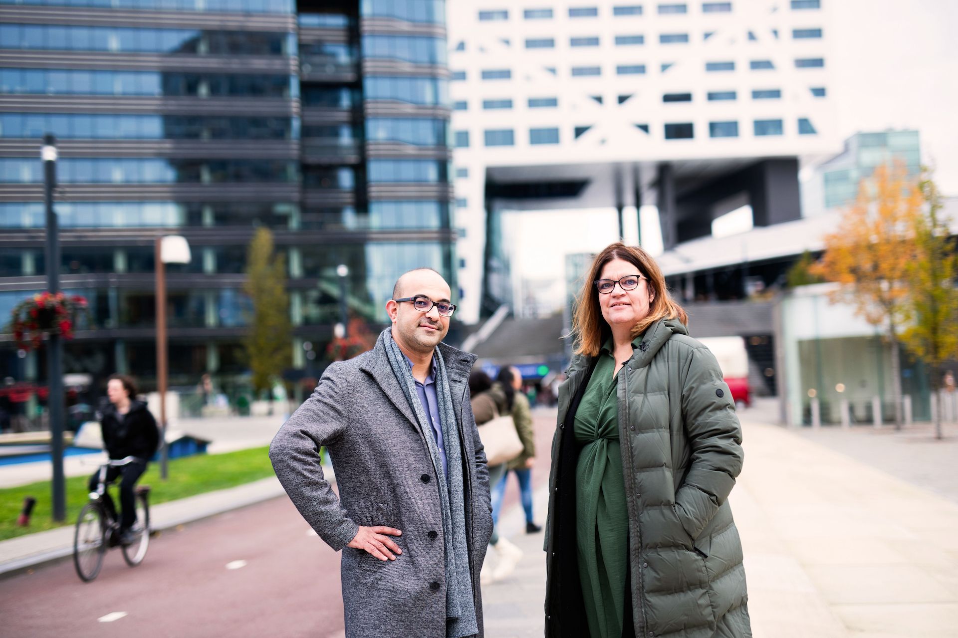 Annemarie Breuker en Ali Kaddourah