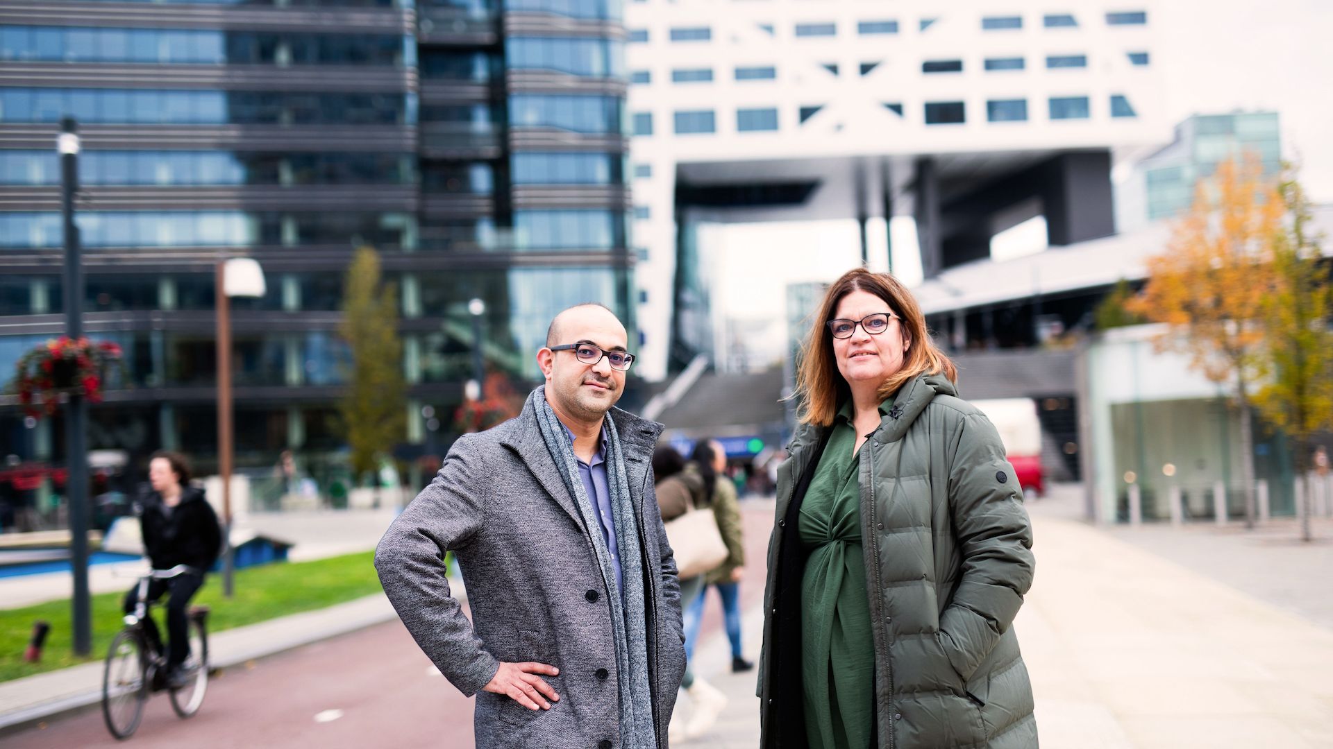 Annemarie Breuker en Ali Kaddourah