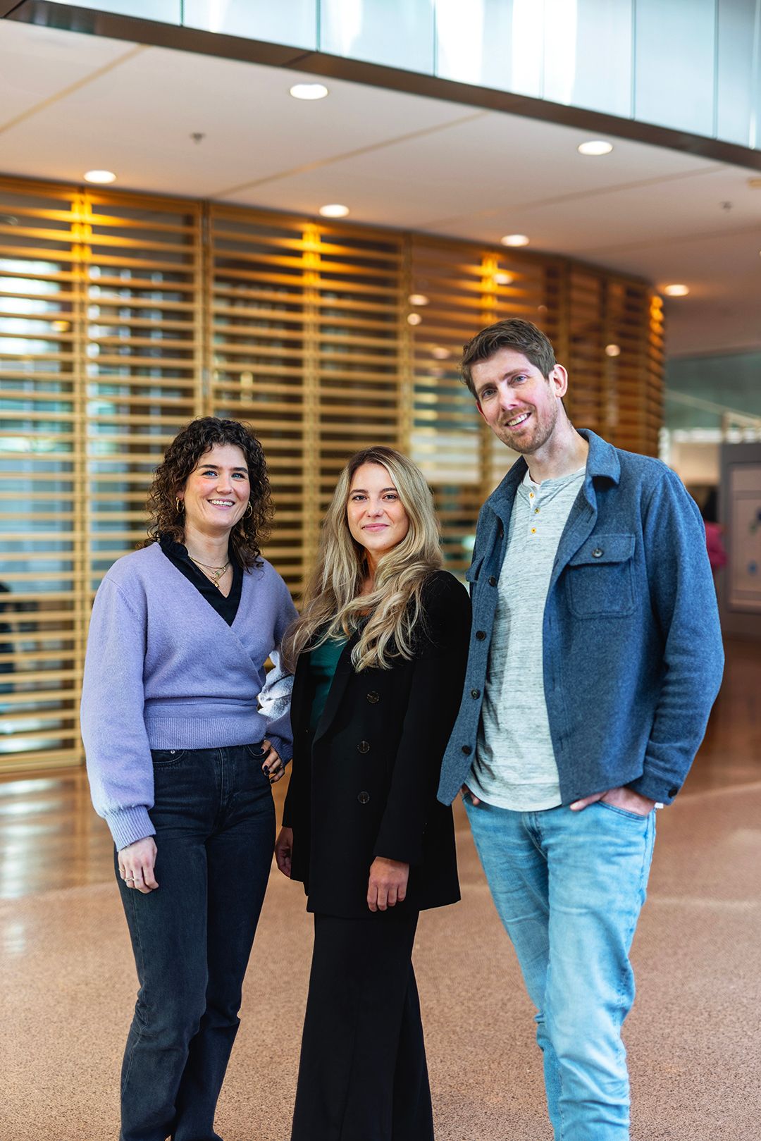 three colleagues 