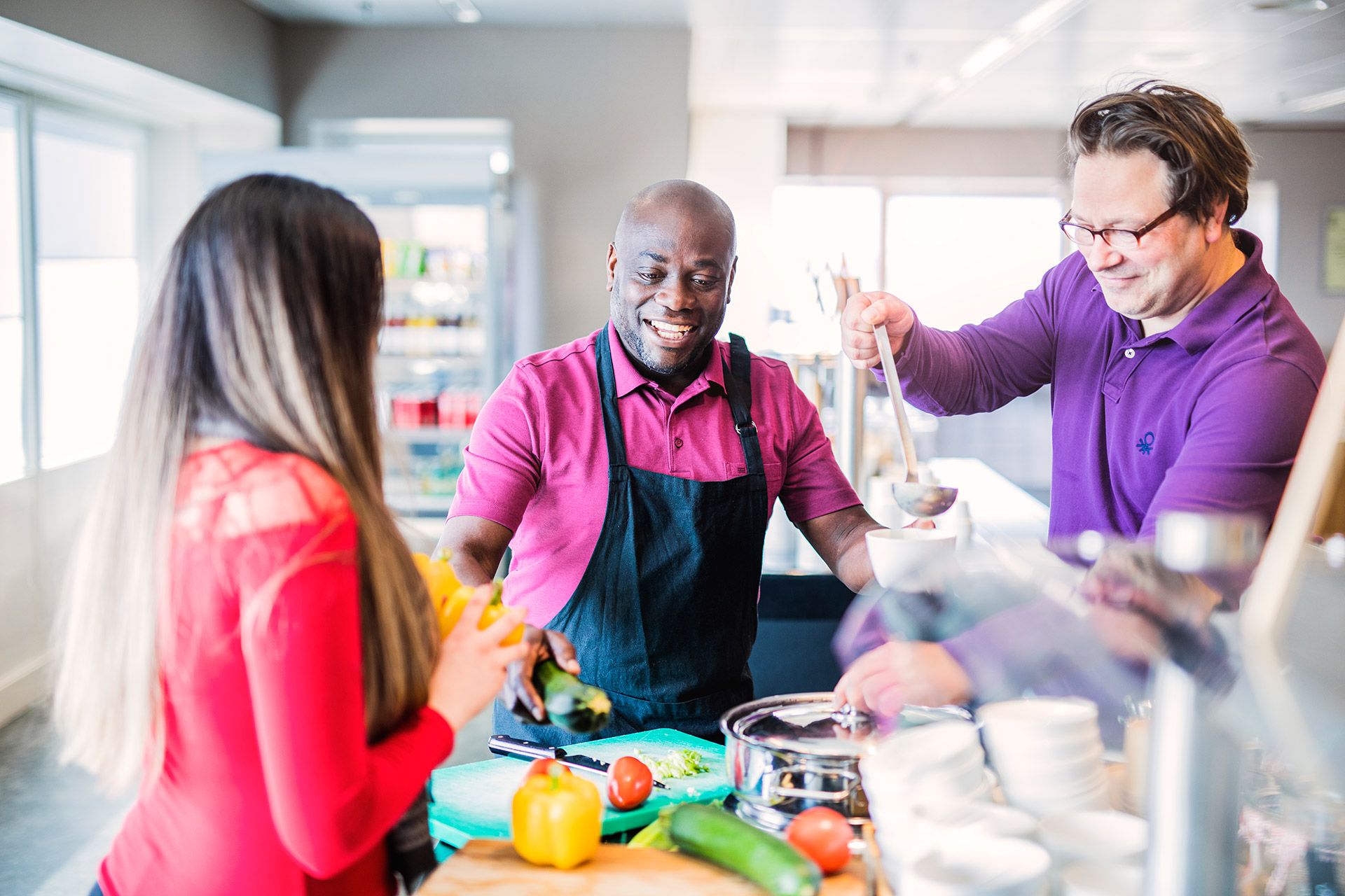 Collega Stan maakt soep