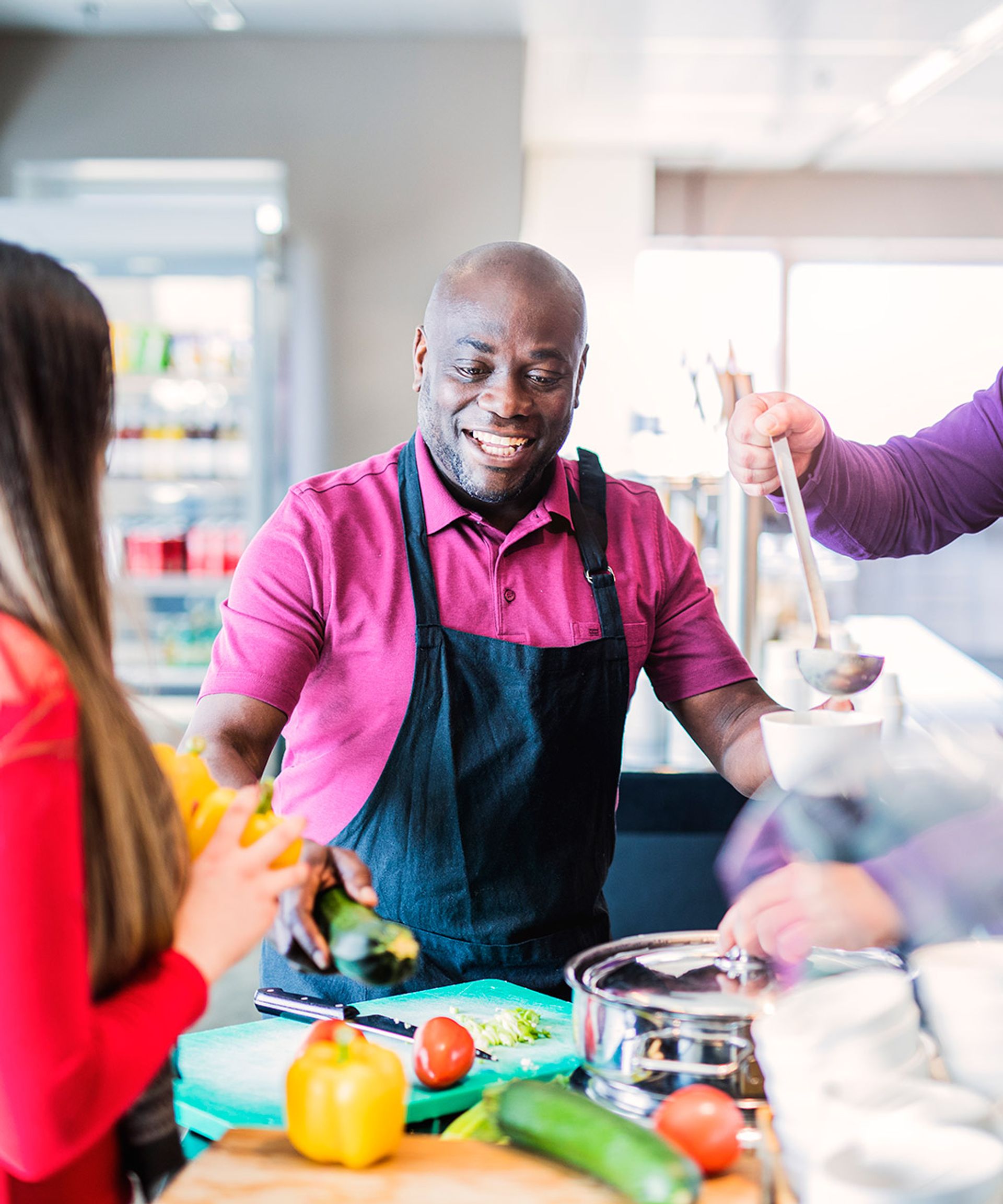 Collega Stan maakt soep