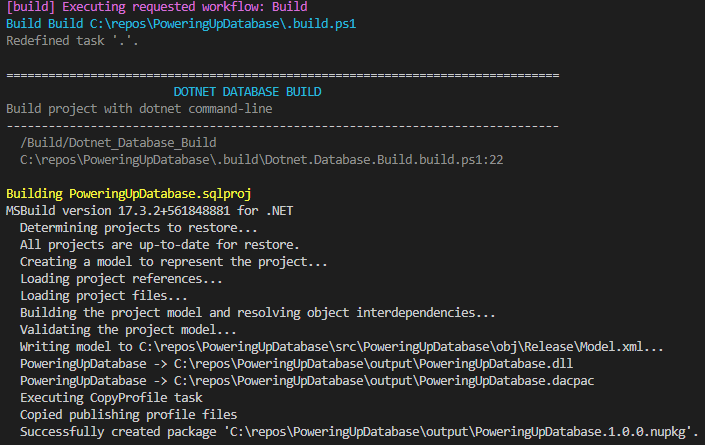 Figure 4: Copy publishing profiles task ran after build