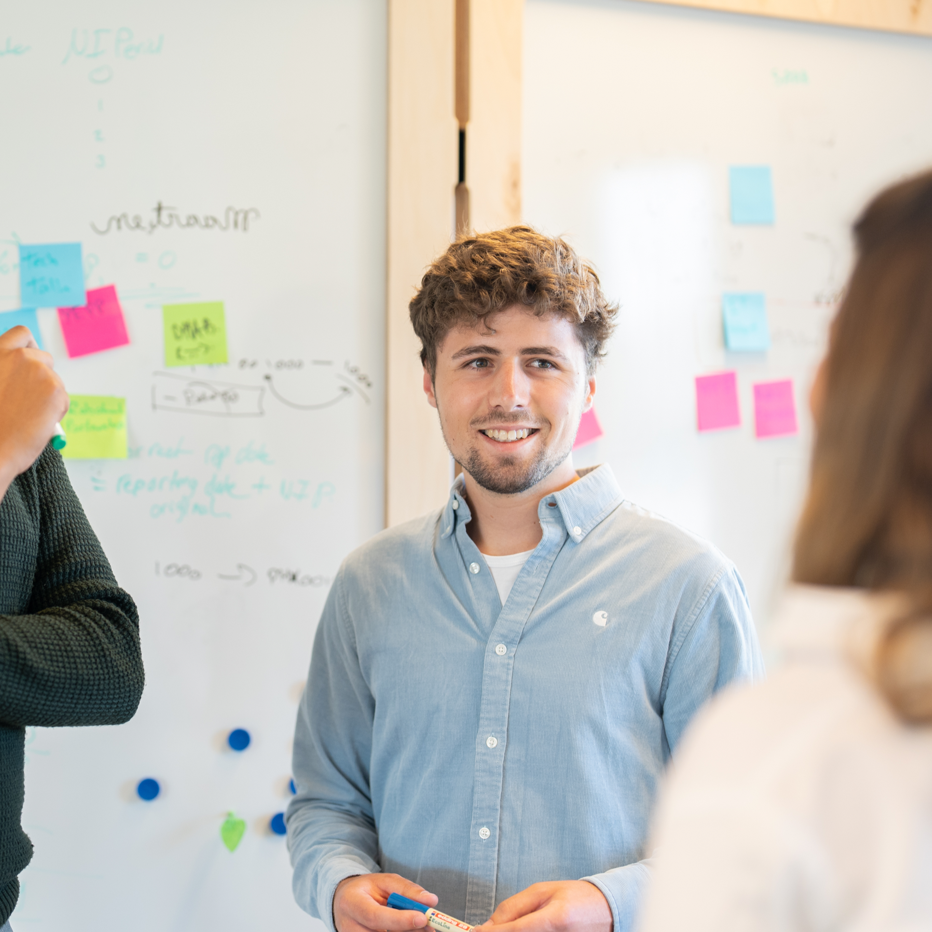 Young professional in meeting