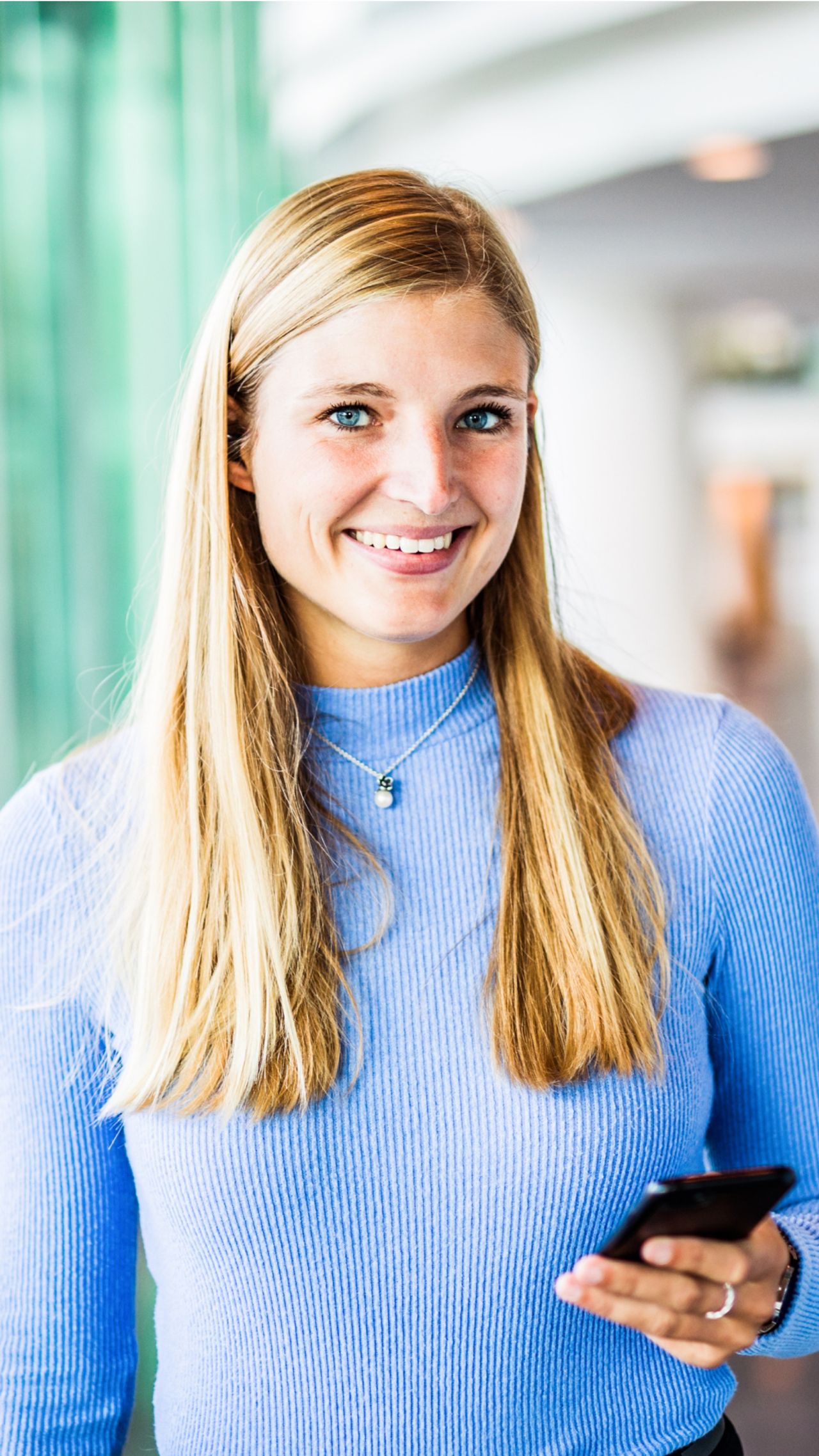 Girl with mobile phone