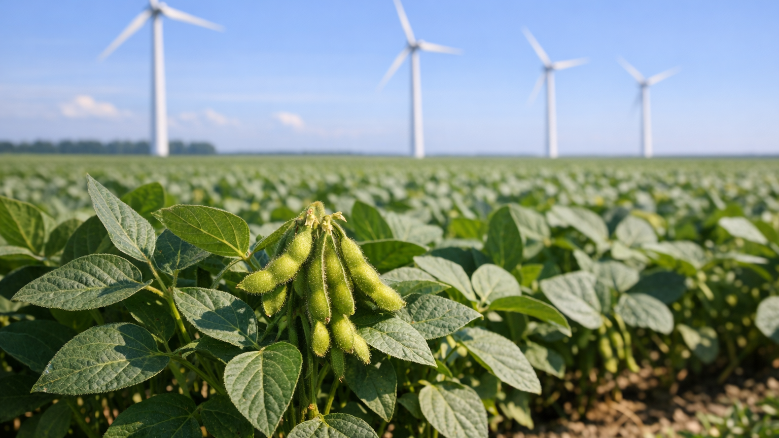 Edamame boontjes in Flevoland