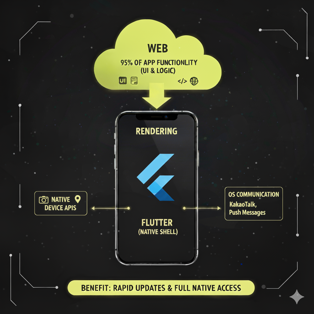 Flutter Native Shell