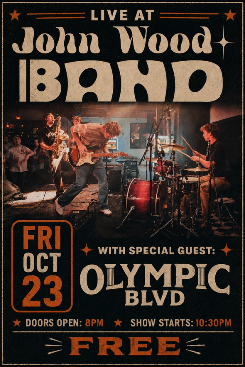 John Wood Band with Special Guest: Olympic Blvd