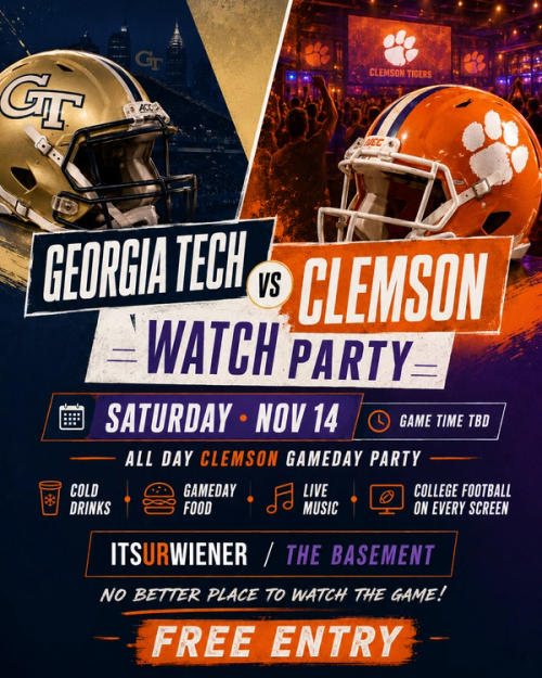 GA Tech vs Clemson Watch Party