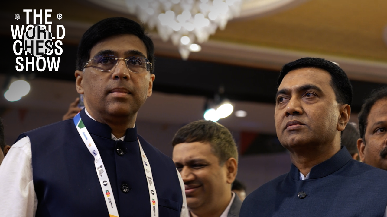 Five-time World Champion GM Viswanathan Anand. Photo: The World Chess Show.