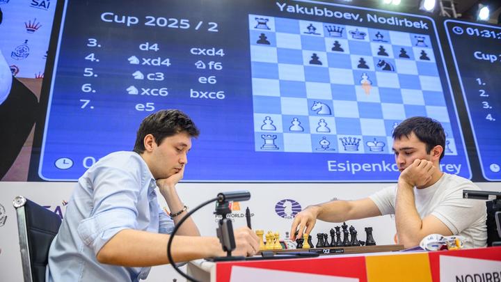 Thumbnail for article: Russia Seeks Redemption Over The Board: Esipenko On The Brink And 'Team FIDE' Win World Title