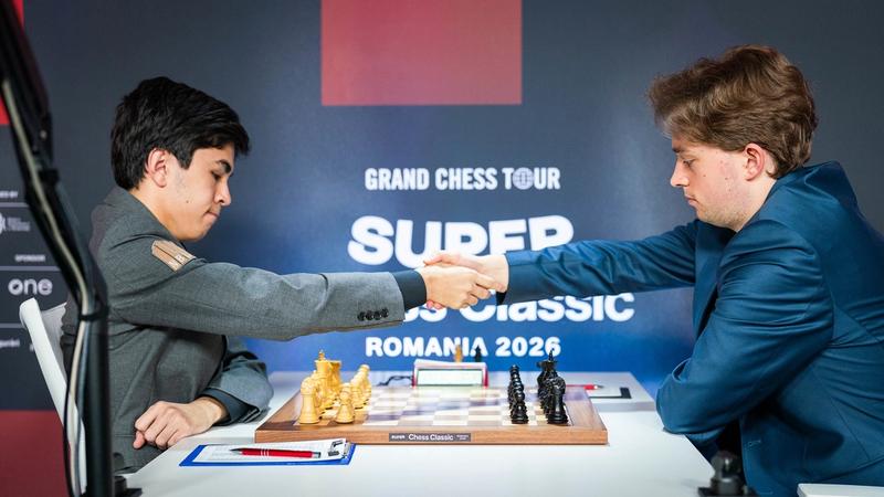 Sindarov beat Keymer to shake up the leaderboard.