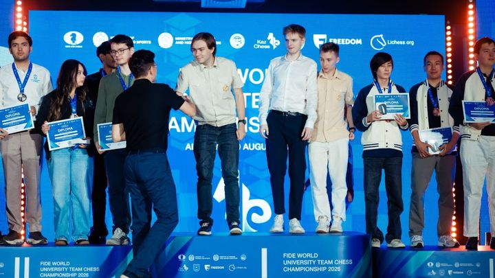 Thumbnail for article: FIDE Hands Russia A Propaganda Victory As Russian University Wins World Championship