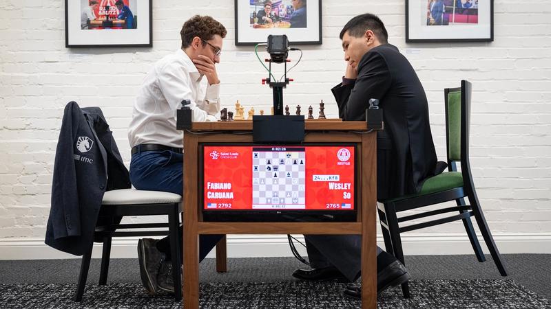 Caruana and So played out another draw.