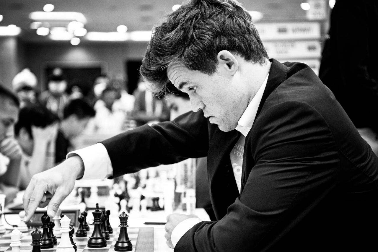 Carlsen在金奈奥林匹克团体赛上。但他不会在撒马尔罕。