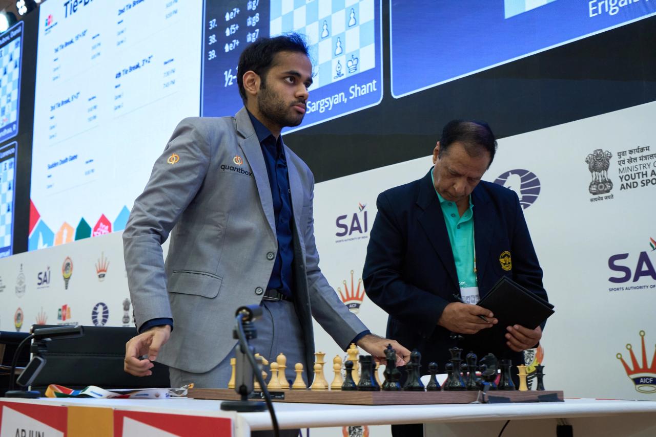 GM Arjun Erigaisi este acum cea mai mare speranță a Indiei. Foto: Eteri Kublashvili/FIDE.