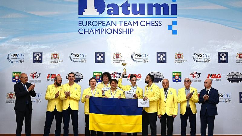 Ukraine struck gold at the European Team Chess Championships in Batumi, Georgia.