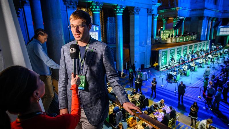 Timur Turlov aux Championnats du monde de rapide et blitz de la FIDE 2024.