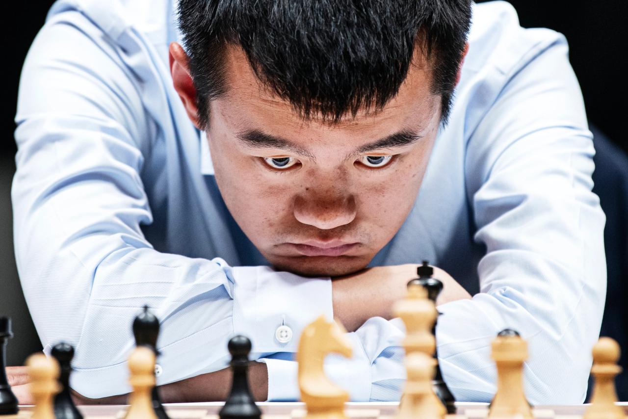 Dans une nouvelle interview, Ding a laissé entendre qu'il reviendrait. Photo : Stev Bonhage/FIDE.