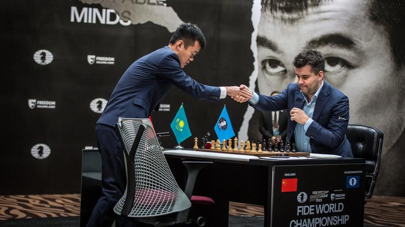 Ding beat GM Ian Nepomniachtchi in the 2023 World Championship match.