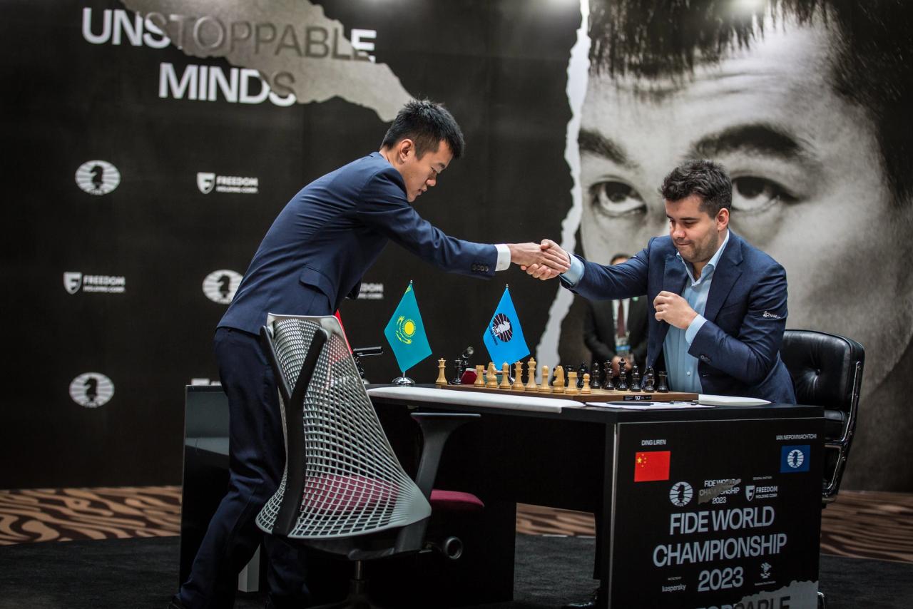Ding beat GM Ian Nepomniachtchi in the 2023 World Championship match.