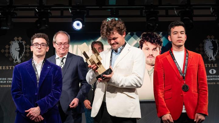 Thumbnail for article: Magnus Carlsen Freestyles His Way To His 21st World Chess Championship