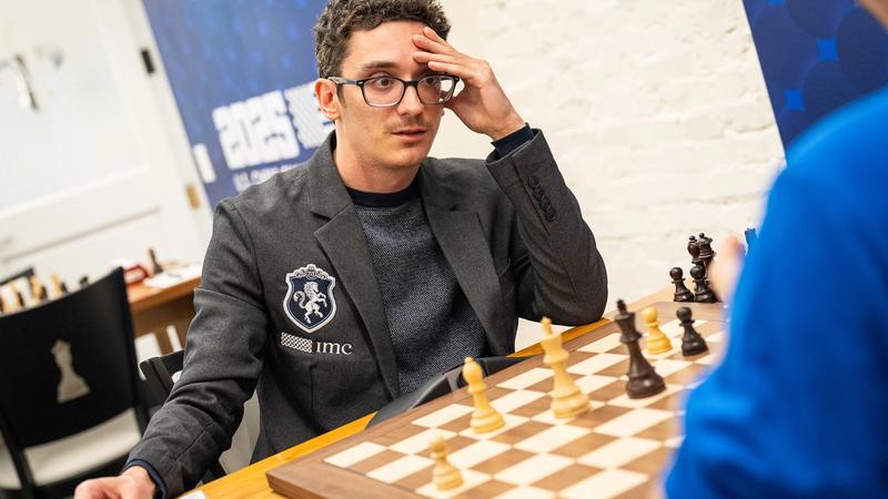 GM Fabiano Caruana is leading the U.S. Champs in Saint Louis.