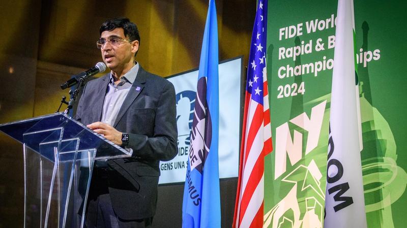 Indian chess legend VIshy Anand is now the interim president of FIDE.