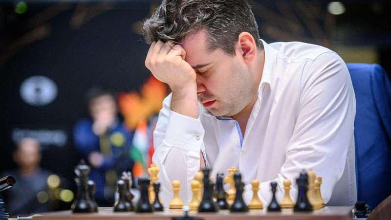 GM Ian Nepomniachtchi at the FIDE Candidates in April.