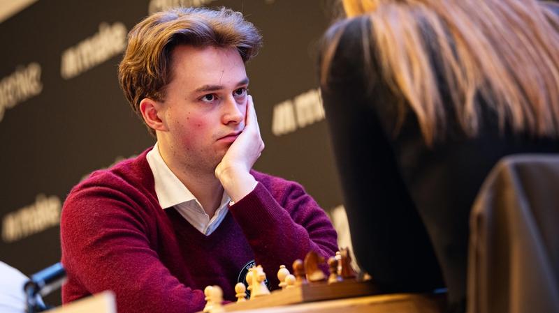 Home favourite GM Vincent Keyner at Grenke.