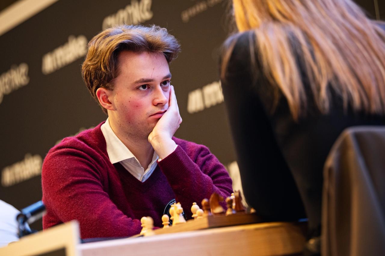 Улюбленець домашньої публіки GM Vincent Keyner на Grenke. Фото: Stev Bonhage/Freestyle Chess.