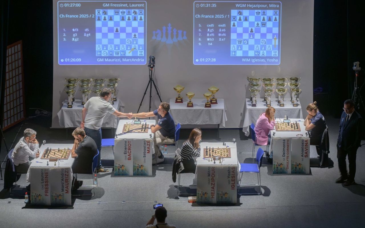 The 2025 French Championship took place from August 15–24 in Vichy and featured 16-player knockouts.