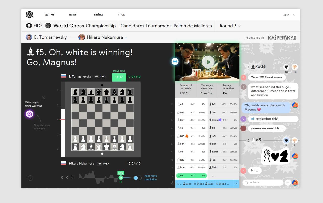 New World Chess broadcasting platform is released in Beta