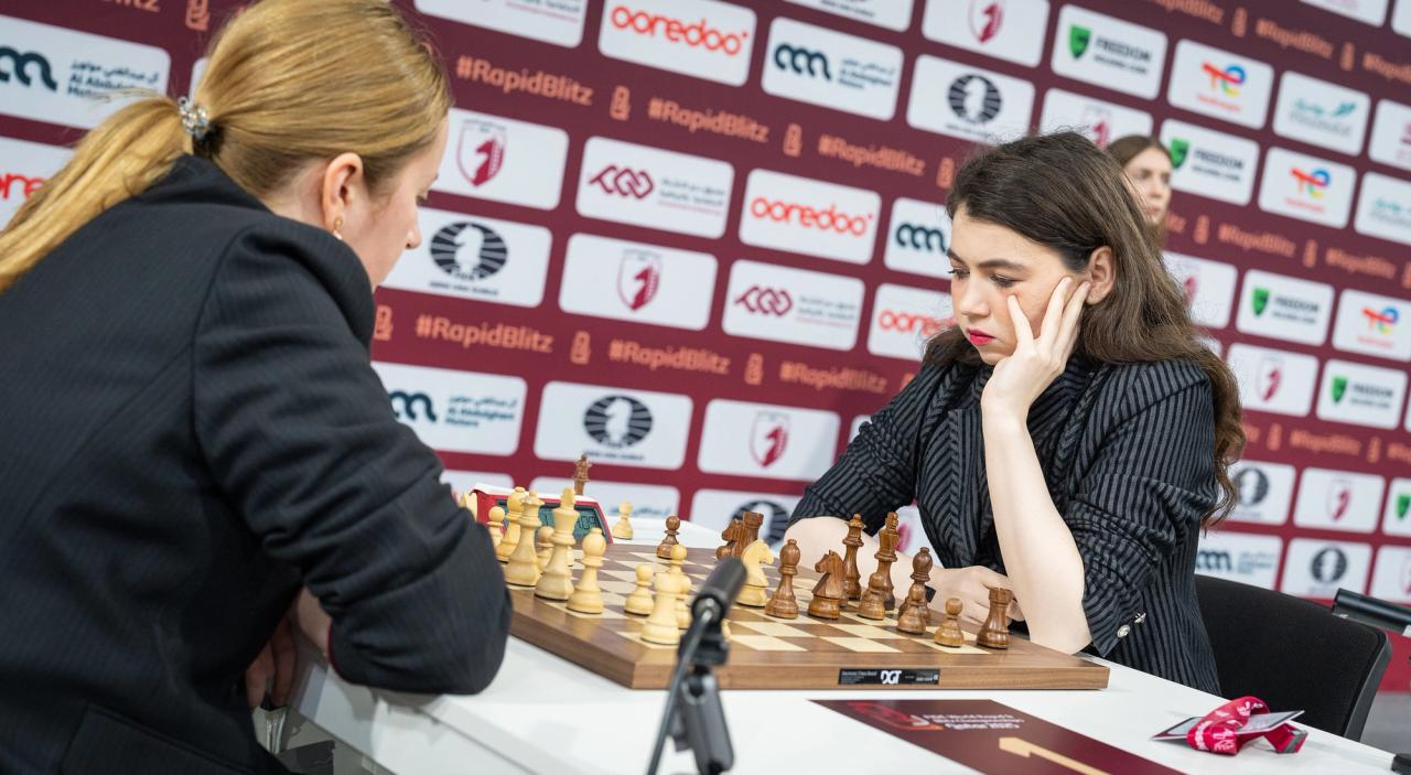 新女子世界ラピッドチャンピオン、GM Aleksandra Goryachkina。写真: Lennart Ootes/FIDE。