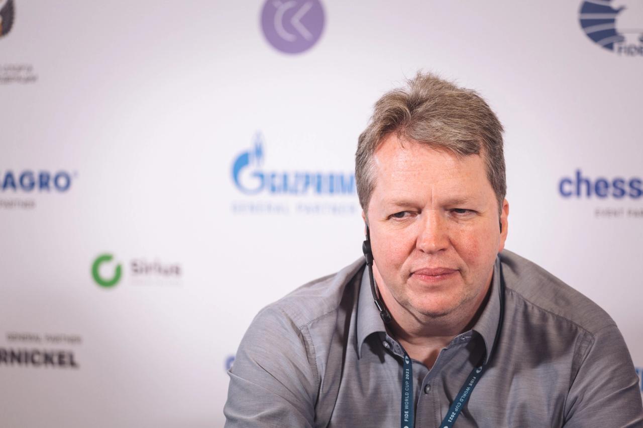 Dyrektor FIDE ds. Rozwoju Szachów GM Nigel Short.