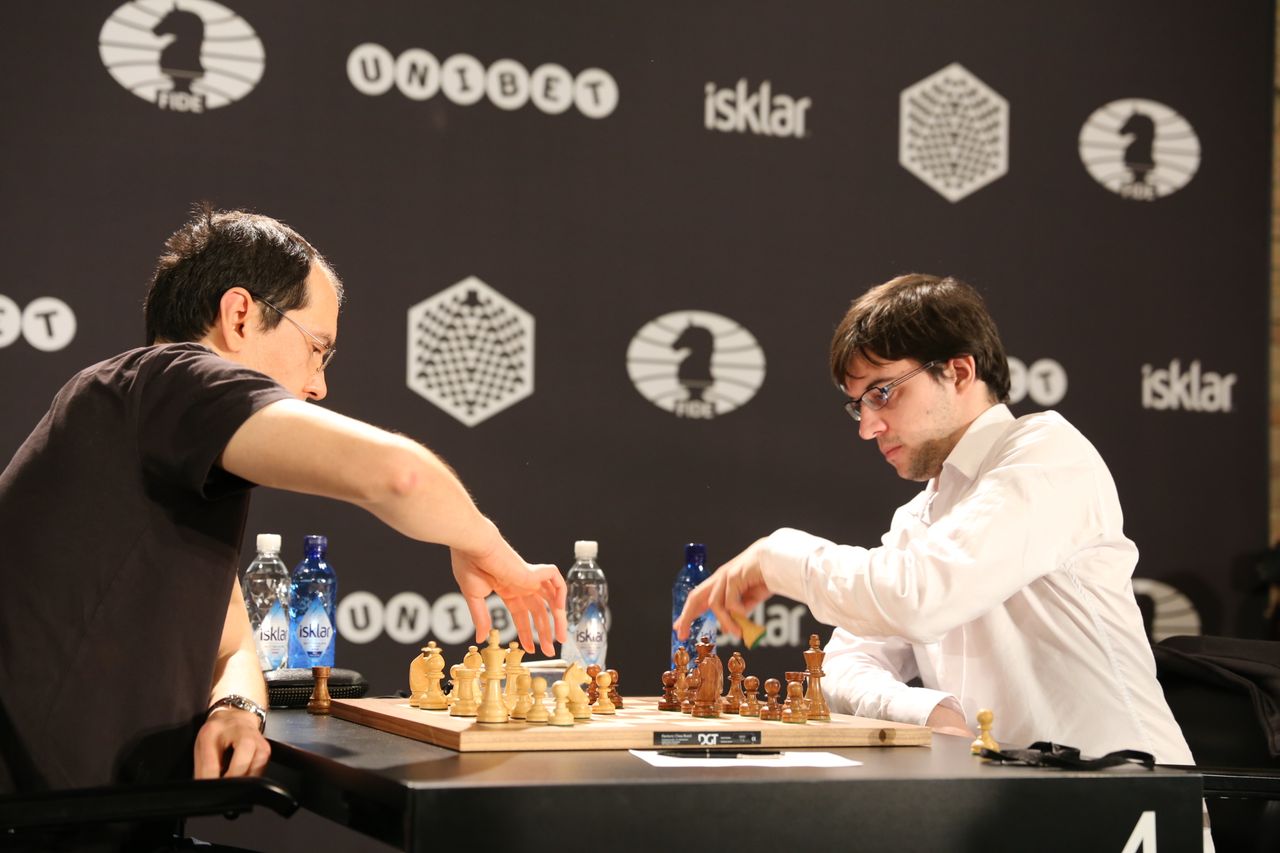 World Chess Rapid and Blitz 2015, players touching their pieces