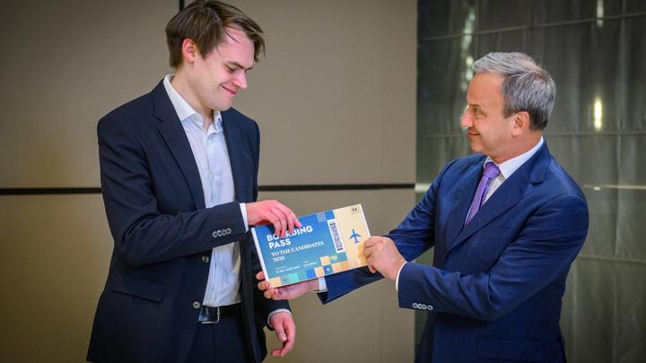 Thumbnail for article: German Chess Unites Behind 'Underdog': Bluebaum Handed €86,000 To Win Candidates