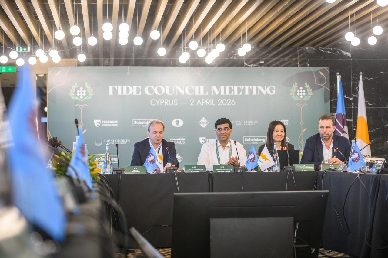 Posiedzenie Rady FIDE na Cyprze na początku tego roku.