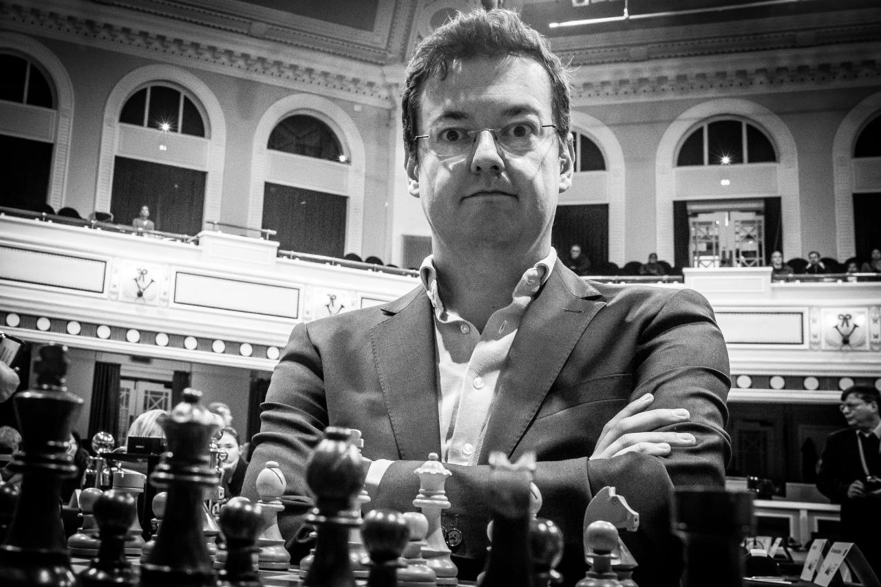 GM Erwin l'Ami ist ein Tata-Regulärer und Publikumsliebling. Foto: Anna Shtourman/FIDE.